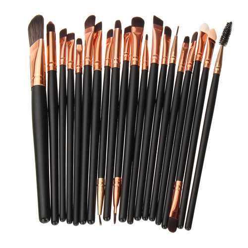 20Pcs Makeup Brushes Set Powder Eyeshadow Eyeliner Lip Cosmetic Brush Tool