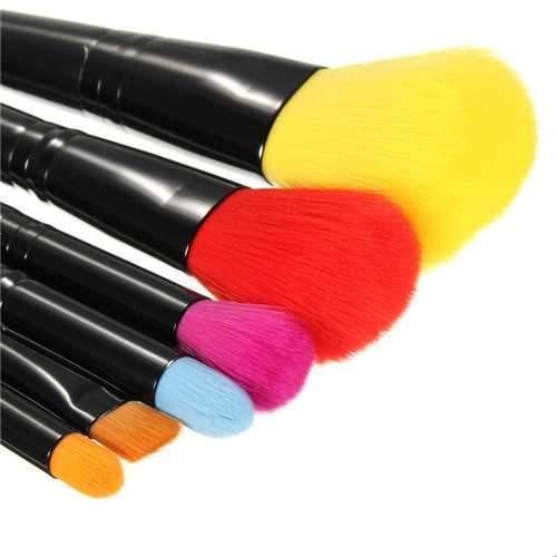 MSQ Portable 6pcs Dual-head Colorful Makeup Comestic Brushes Set Kit