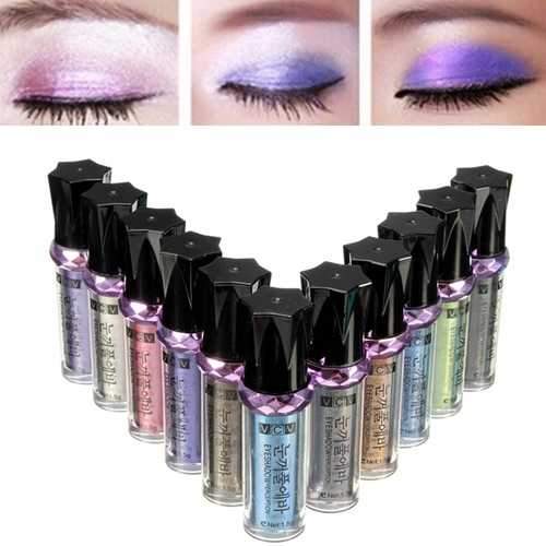 11 Colors Glitter Eyeshadow Stick Makeup Tool Eye Shadow Liner Pen Pencil Comestic