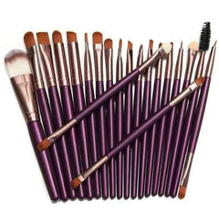 20pcs Makeup Brushes Set Kit Blush Foundation Liquid Eyeshadow Eyeliner Comestic Powder