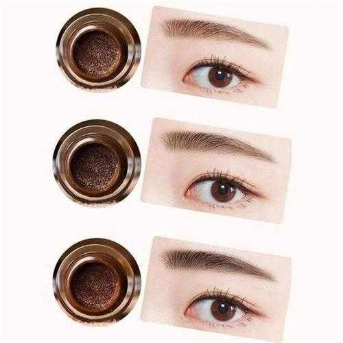 3 Colors Air Cushion Eyebrow Cream Waterproof Not Blooming Eye Brow Enhancers Makeup Gel