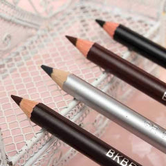 4 Colors 2 in 1 Makeup Eye Liner Eyebrow Pencil Pen Brush Cosmetic