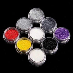 9 Colors Glitter Eye Shadow Powder Kit Set Spangle Cosmetics Makeup Pigment