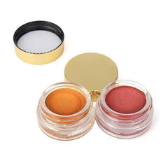 2 Colors Shimmer Eye Shadow Cream Makeup Cosmetics Single Bottle Waterproof No Fade