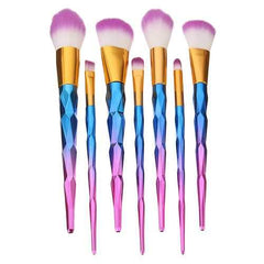 7pcs Makeup Brushes Kit Set Soft Foundation Powder Blush Blend Lip Eye Liner Cosmetics Tool