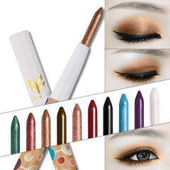 HUAMIANLI 1Pc Waterproof Highlighter Glitter Eye Shadow Pen Matte Eyeshadow Pencil Makeup Tool