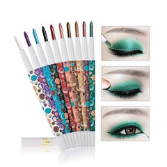 HUAMIANLI 1Pc Waterproof Highlighter Glitter Eye Shadow Pen Matte Eyeshadow Pencil Makeup Tool