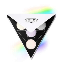 UCANBE Triangle Eyeshadow Palette Makeup Glow Highlighter