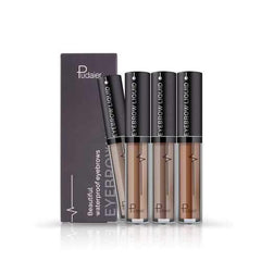 Pudaier Pro Eyebrow Liquid Enhancers Tattoo Long Lasting Makeup Cosmetic Pigments with Brush