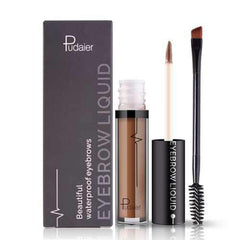 Pudaier Pro Eyebrow Liquid Enhancers Tattoo Long Lasting Makeup Cosmetic Pigments with Brush