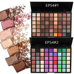 POPFEEL 54 Colors Glitter Smoky Earth Color Eye Shadow