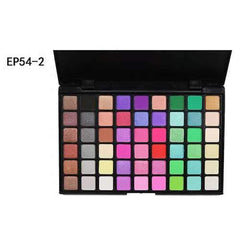 POPFEEL 54 Colors Glitter Smoky Earth Color Eye Shadow