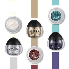 UCANBE Glitter Highlight Cream Metallic Diamond Mermaid Eye Shadow Gel Sparkling Eye Makeup Cosmetic