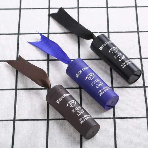 MusicFlower Eyeliner Stick Black Gel Pencil Blue Waterproof