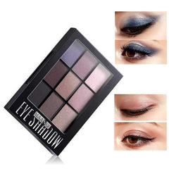 9 Colors Matter Eye Shadow Palette Smoky Eye Makeup