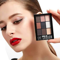 9 Colors Matter Eye Shadow Palette Smoky Eye Makeup