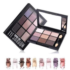 9 Colors Matter Eye Shadow Palette Smoky Eye Makeup