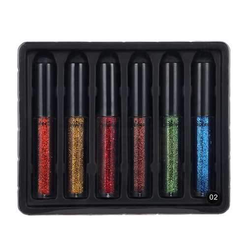 6pcs Glitter Eye Shadow