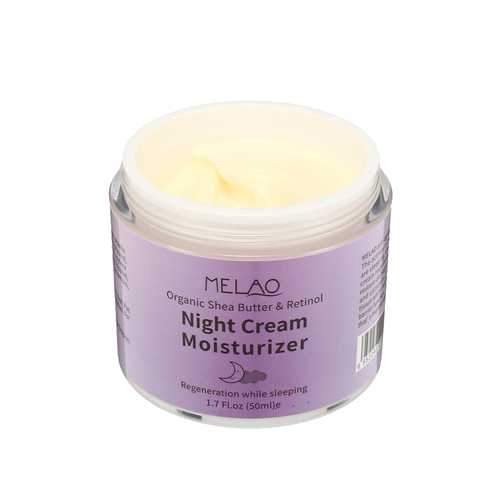 Melao Organic Shea Butter Retinol Night Cream Moisturizer