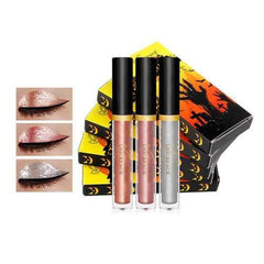 3Pcs Diamond Glitter Charming Liquid Eye Shadow Halloween