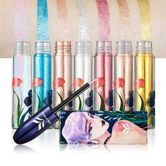 7 Colors Glitter Liquid Eyeliner Eye Shadow Makeup