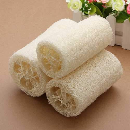 Natural Loofah Shower Wash Body Sponge Scrubber Spa