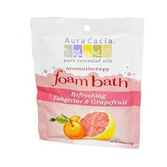 Aura Cacia Tangerine and Grapefruit Foam Bath (6x2.5 Oz)