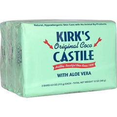 Kirk's Original SAloe Castile Bar  (1x3 PACK)